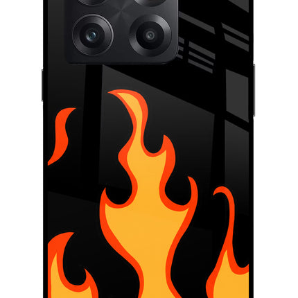 Fired Up – Black OnePlus 10T 5G Glass Case