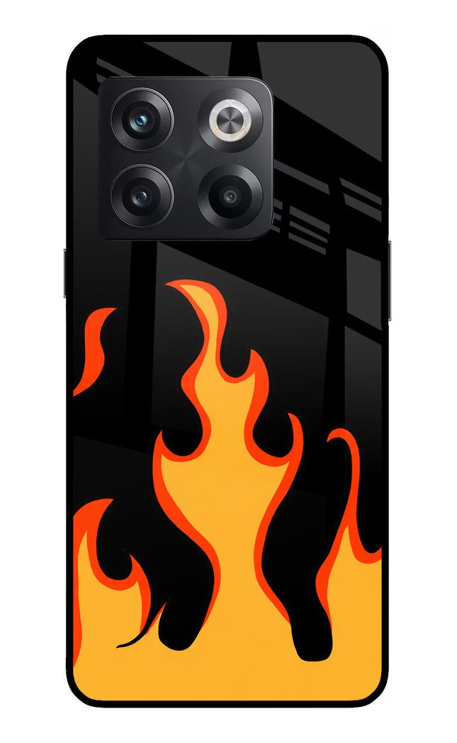 Fired Up – Black OnePlus 10T 5G Glass Case