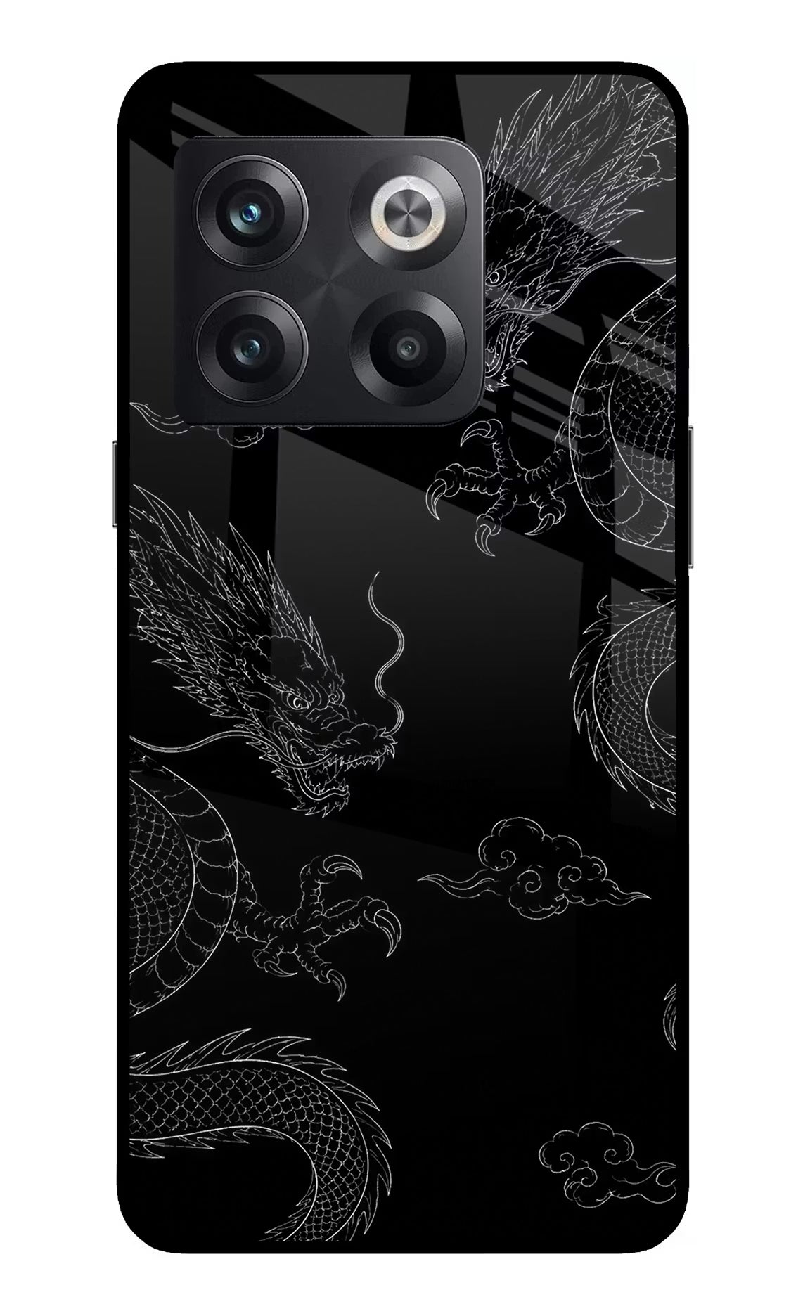 Twin Dragons OnePlus 10T 5G Glass Case