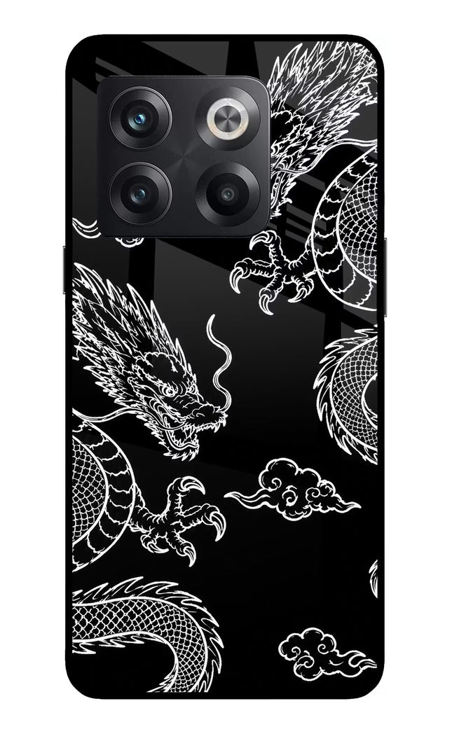 Twin Dragons OnePlus 10T 5G Glass Case