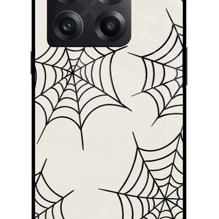 Spider Web OnePlus 10T 5G Glass Case