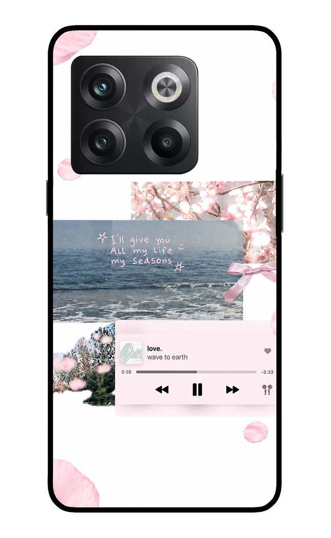 Wave to earth OnePlus 10T 5G Glass Case