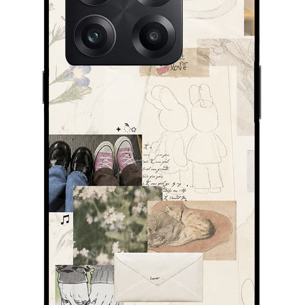 Soft Aesthetic OnePlus 10T 5G Glass Case