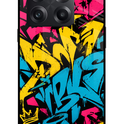 Graffiti Vibe OnePlus 10T 5G Glass Case