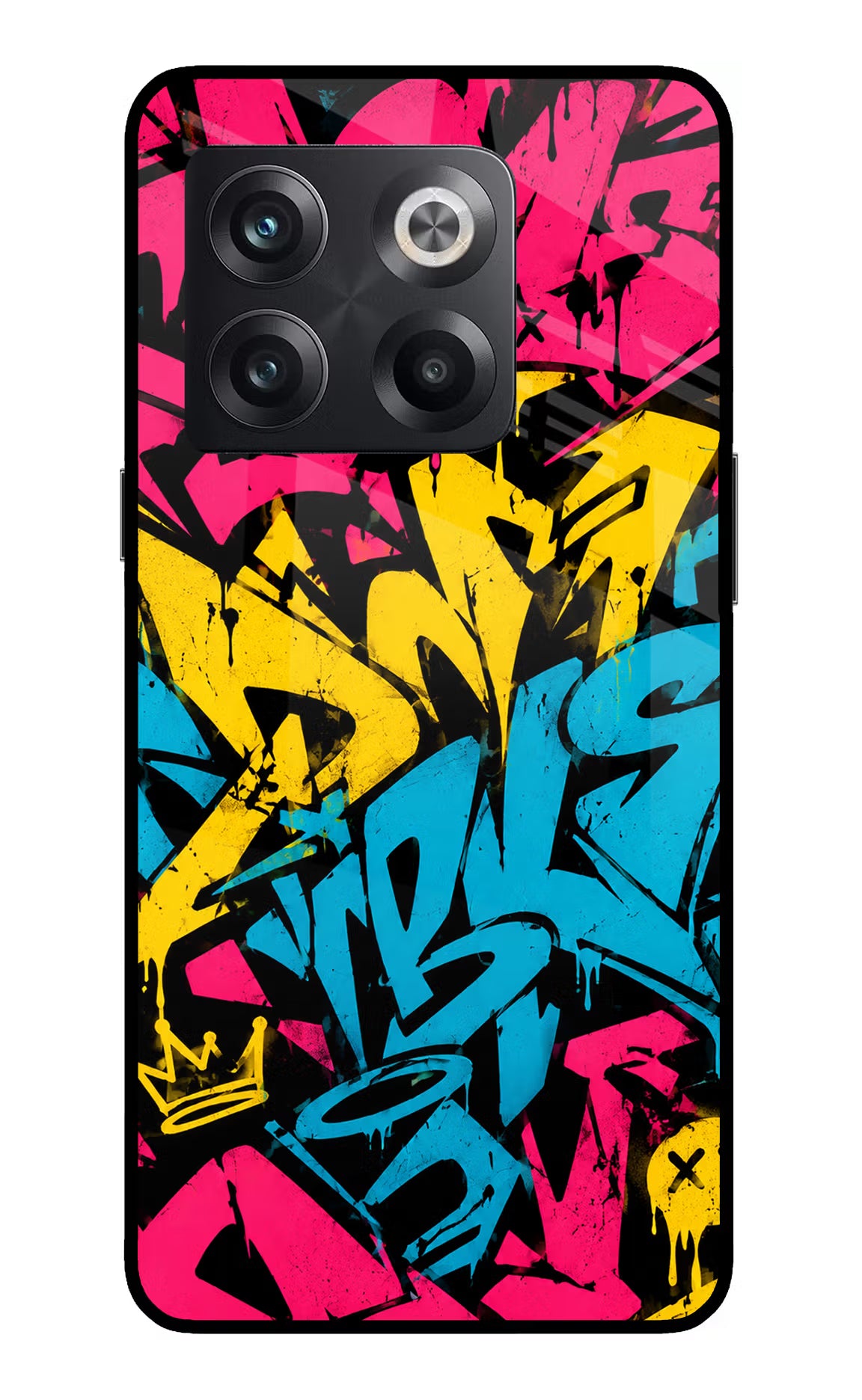 Graffiti Vibe OnePlus 10T 5G Glass Case