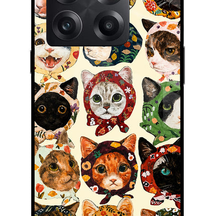 Cool Cat OnePlus 10T 5G Glass Case