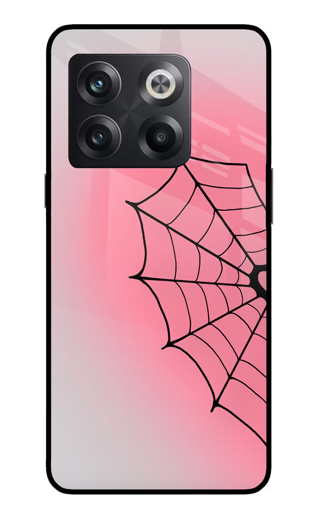 Pink Web OnePlus 10T 5G Glass Case