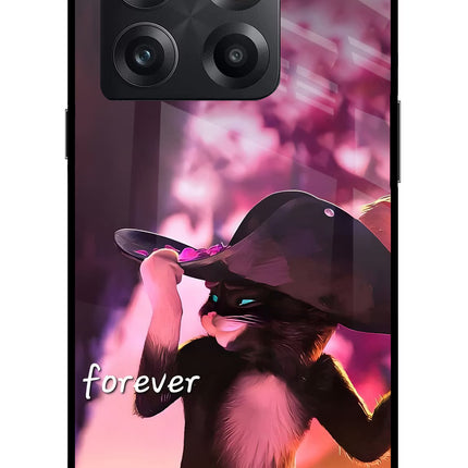 Forever Cat OnePlus 10T 5G Glass Case