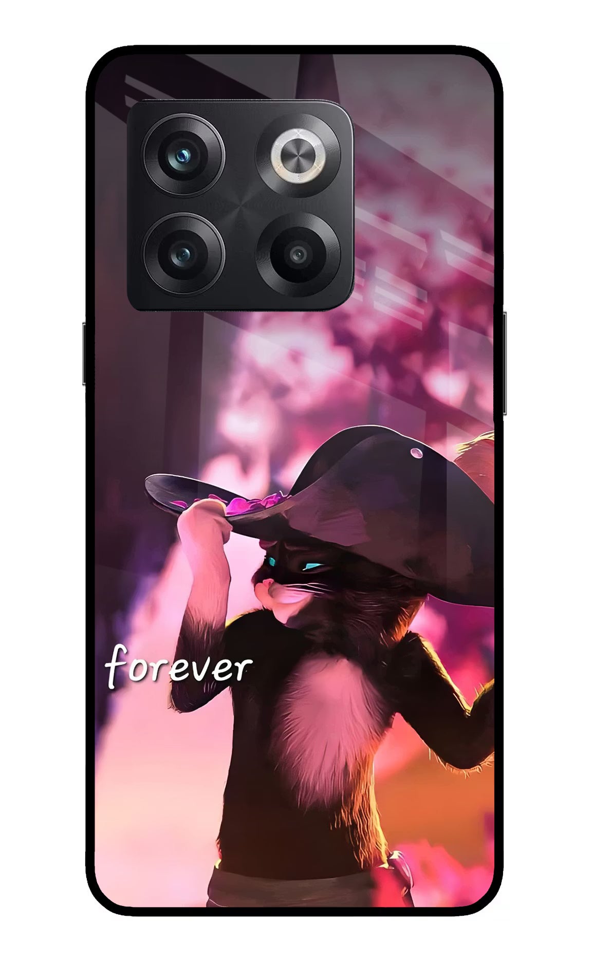 Forever Cat OnePlus 10T 5G Glass Case
