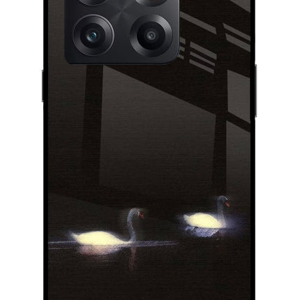 Silent Swans OnePlus 10T 5G Glass Case Back Cover by Casekaro