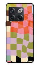 Wavy Grid OnePlus 10T 5G Glass Case