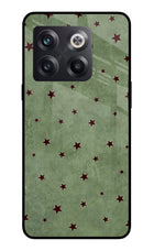 Green Stars OnePlus 10T 5G Glass Case