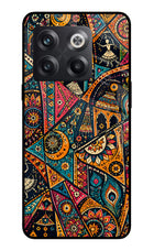Folk Print OnePlus 10T 5G Glass Case