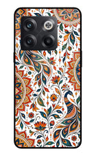 White Mayura OnePlus 10T 5G Glass Case