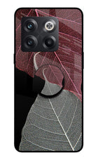 Leaf Pattern OnePlus 10T 5G Glass Case