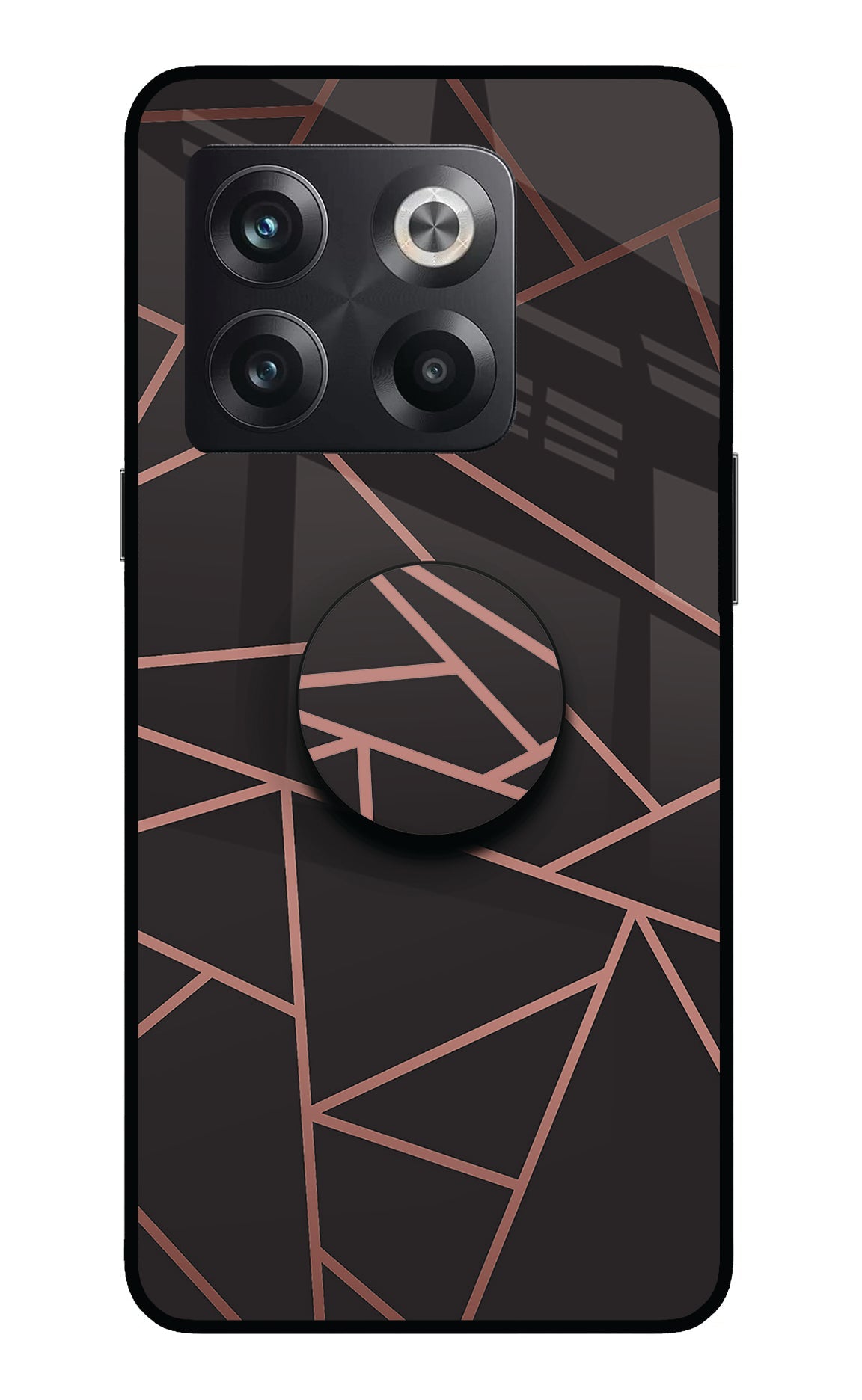 Geometric Pattern OnePlus 10T 5G Glass Case