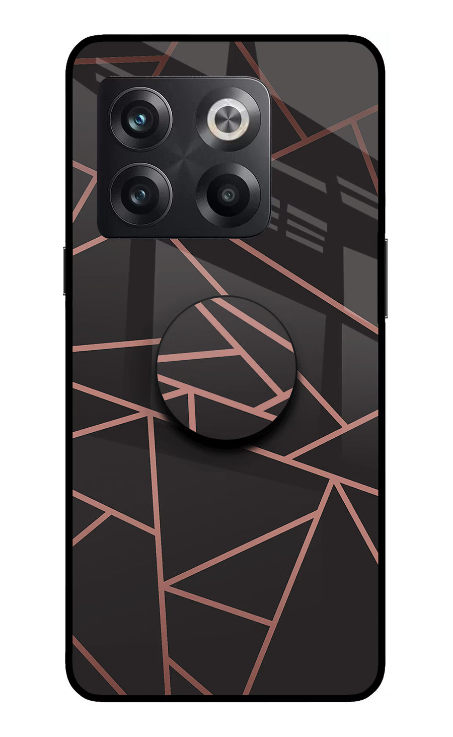 Geometric Pattern OnePlus 10T 5G Pop Case, Glass case
