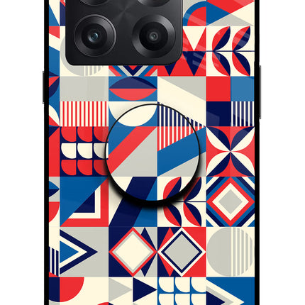 Colorful Pattern OnePlus 10T 5G Glass Case