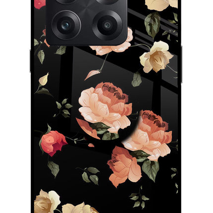 Flowers OnePlus 10T 5G Glass Case