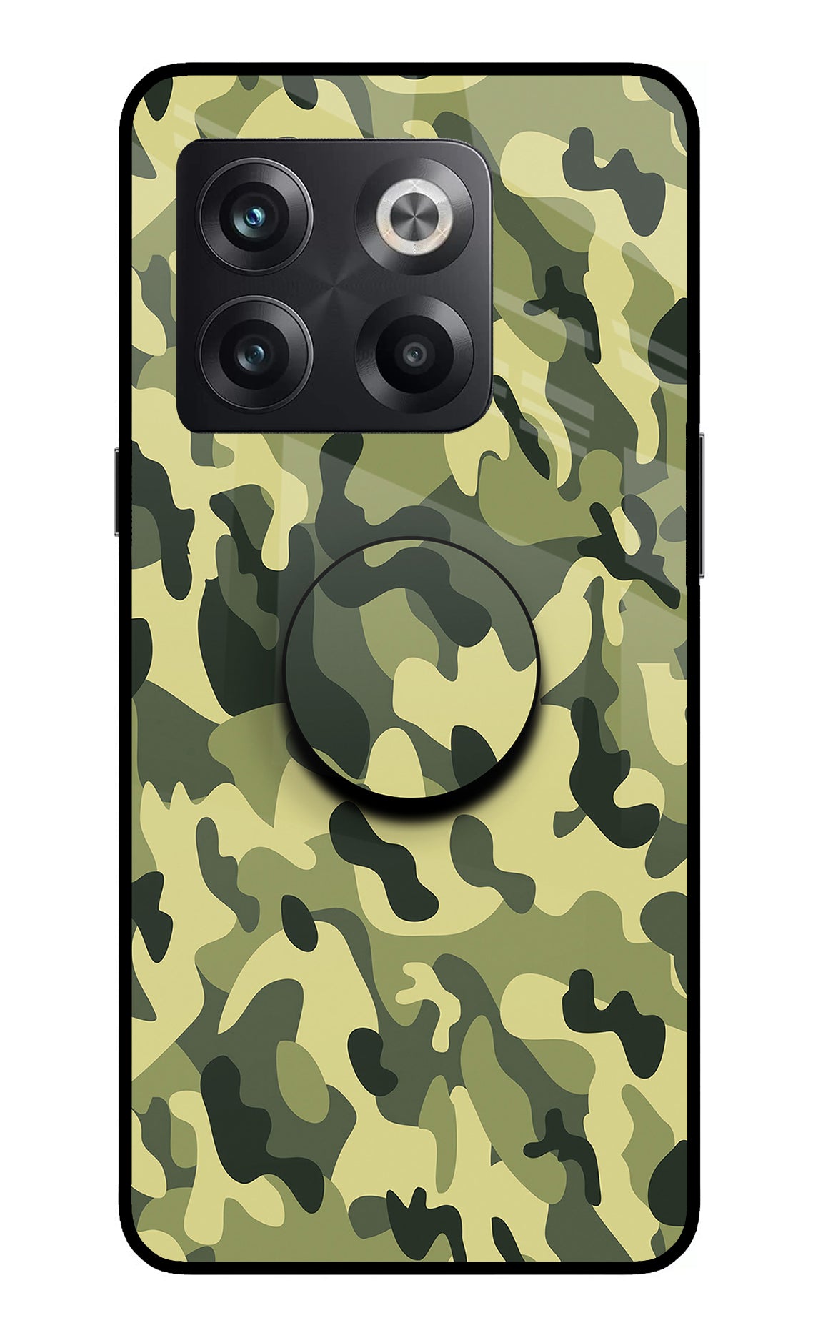 Camouflage OnePlus 10T 5G Glass Case