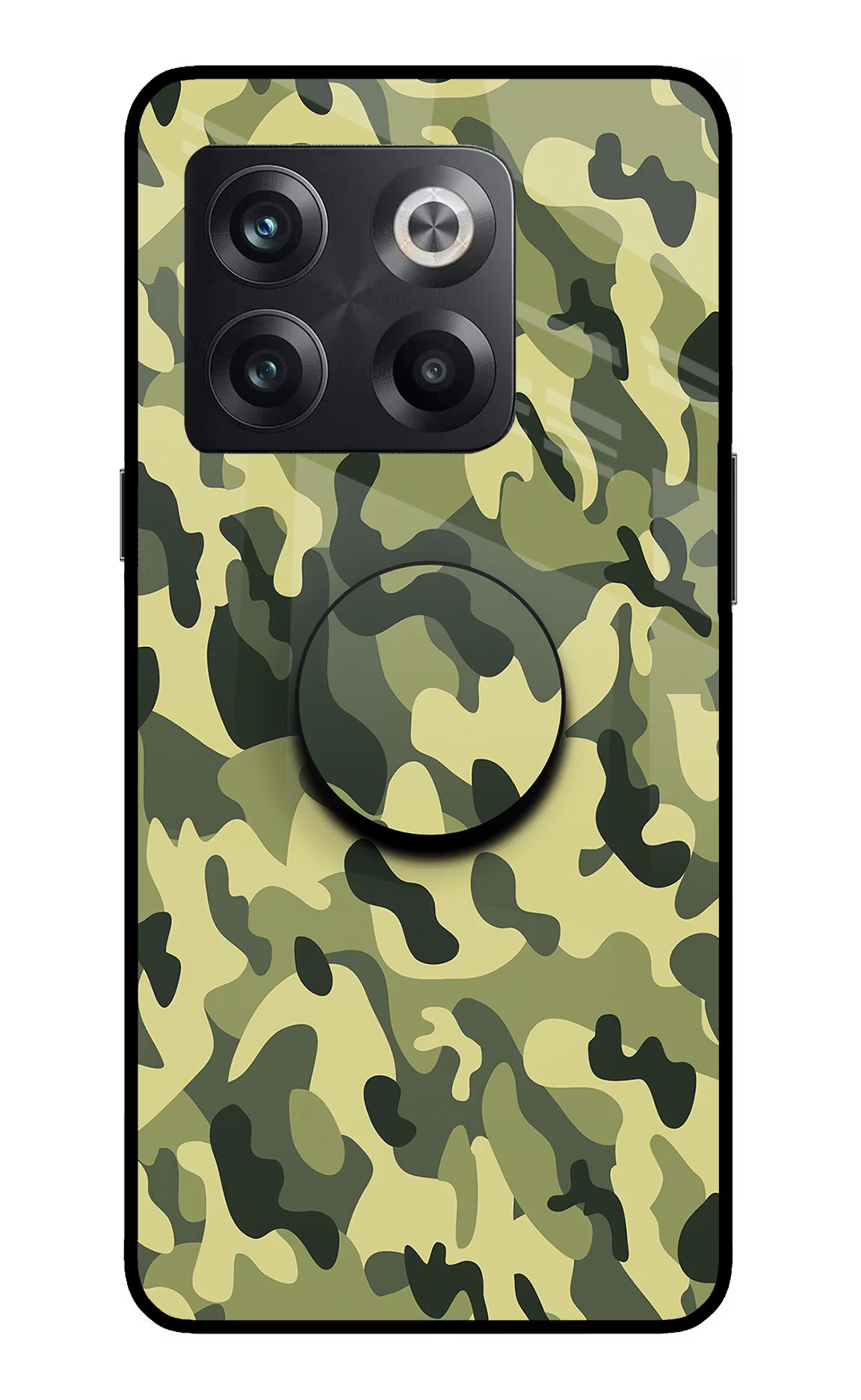 Camouflage OnePlus 10T 5G Pop Case by Casekaro