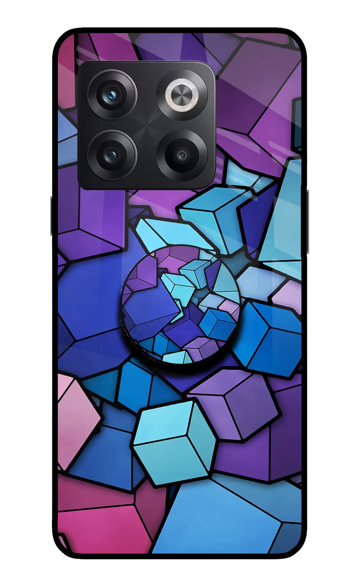 Cubic Abstract OnePlus 10T 5G Pop Case by Casekaro