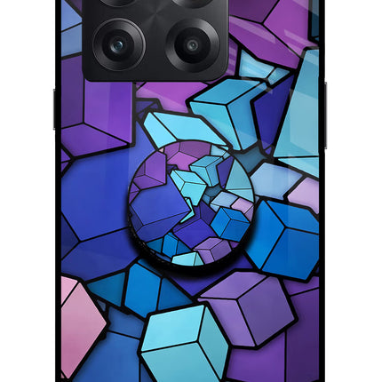 Cubic Abstract OnePlus 10T 5G Glass Case