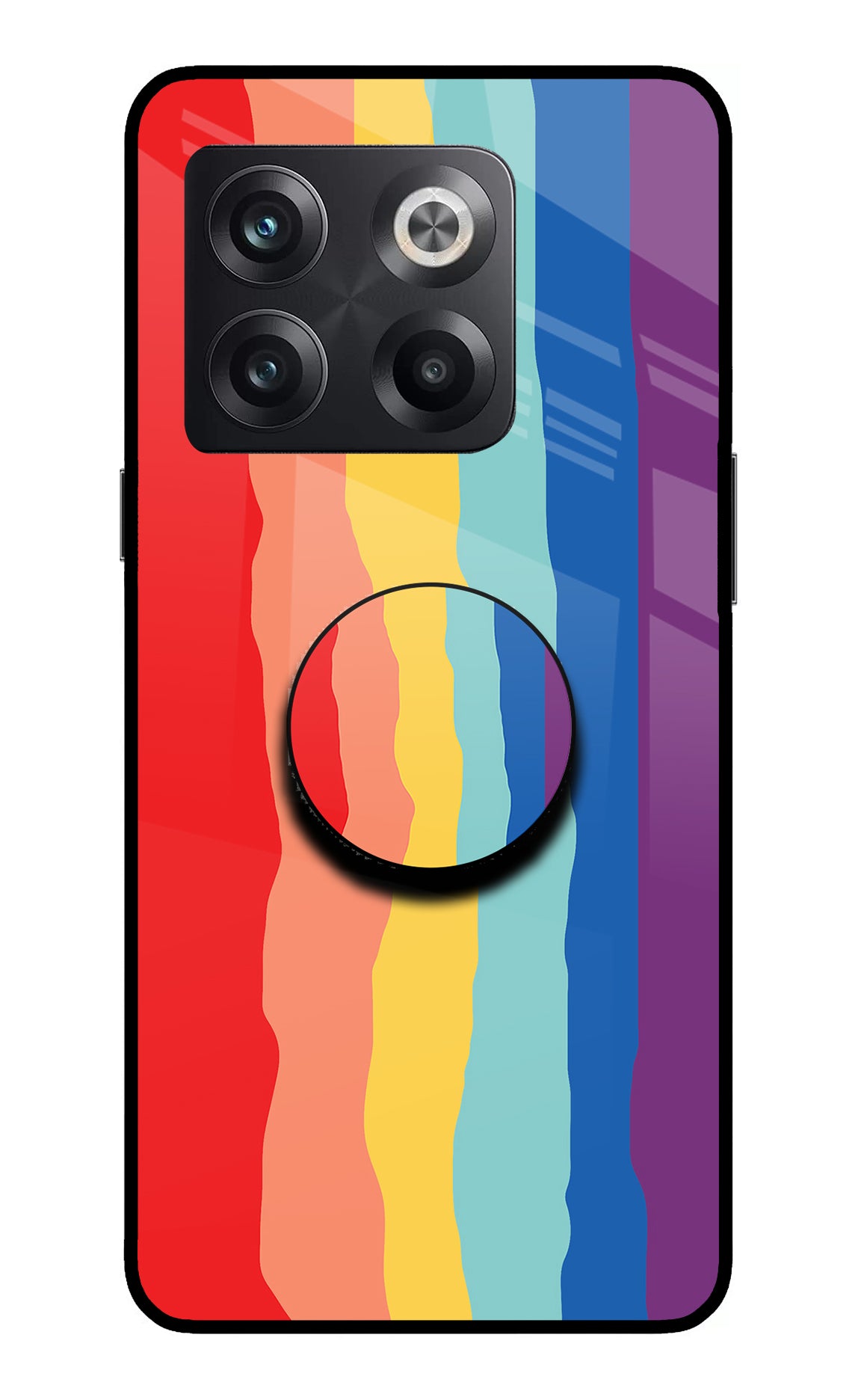 Rainbow OnePlus 10T 5G Glass Case