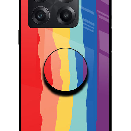 Rainbow OnePlus 10T 5G Glass Case