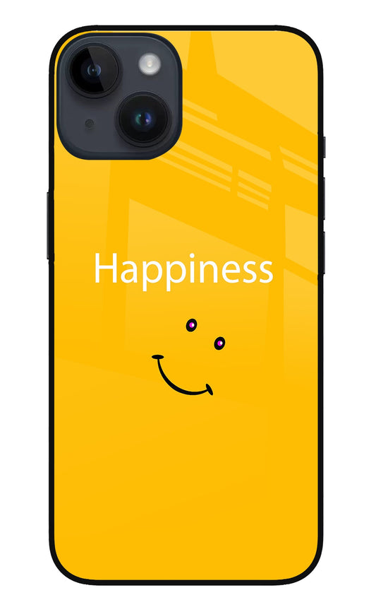 Happiness With Smiley iPhone 14 Glass Case