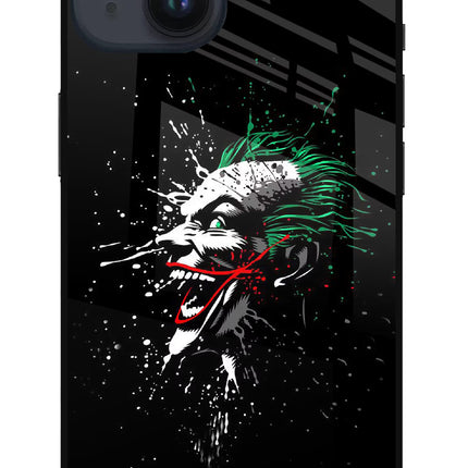 Joker iPhone 14 Glass Case Back Cover by Casekaro