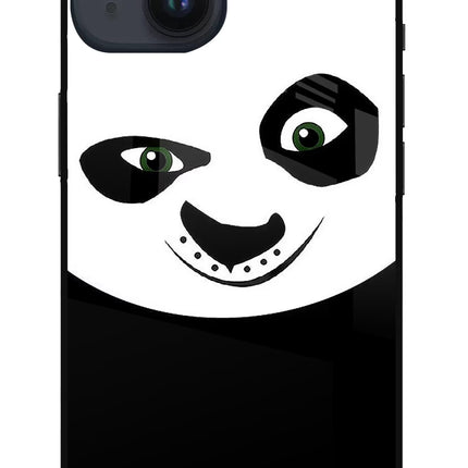 Panda iPhone 14 Glass Case Back Cover by Casekaro