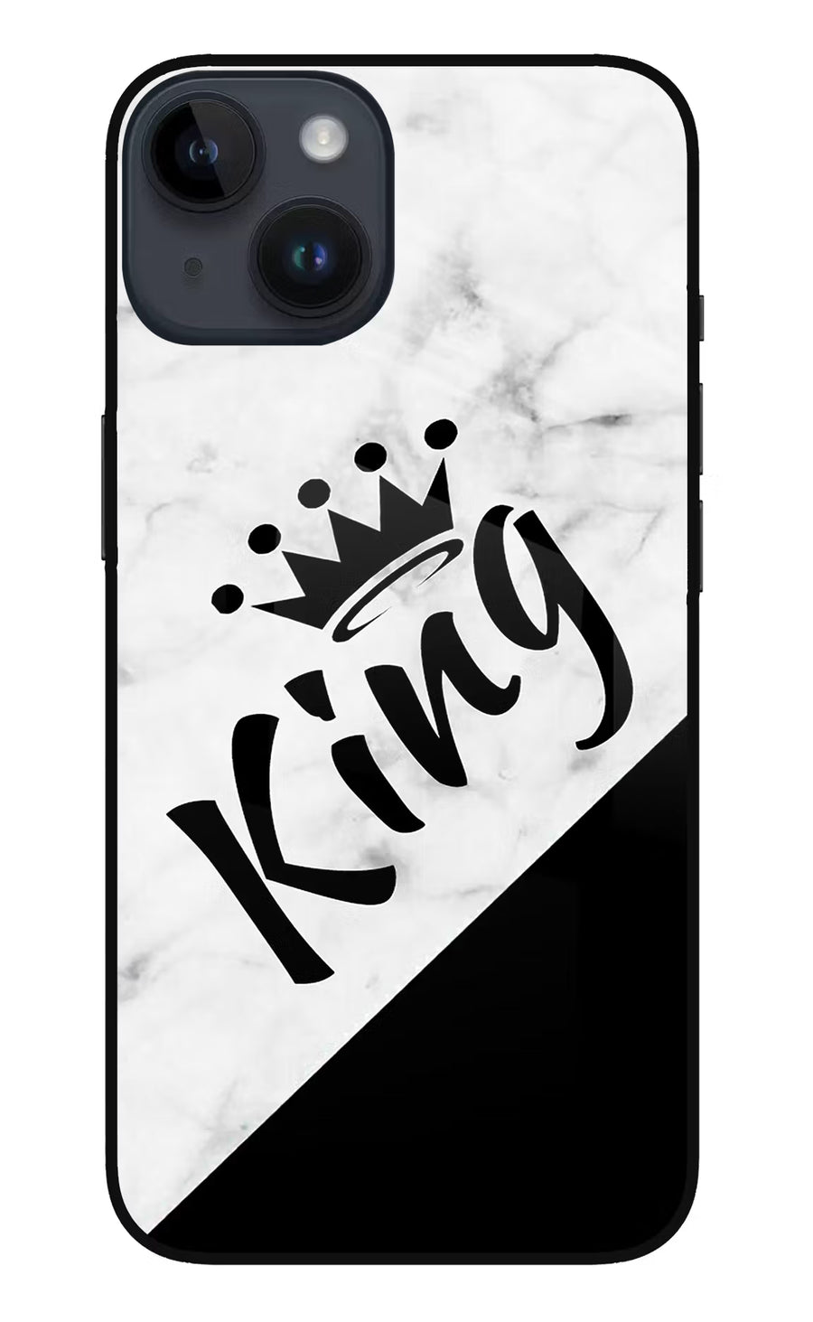 King iPhone 14 Back Cover, Metal case