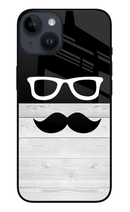 Mustache iPhone 14 Glass Case