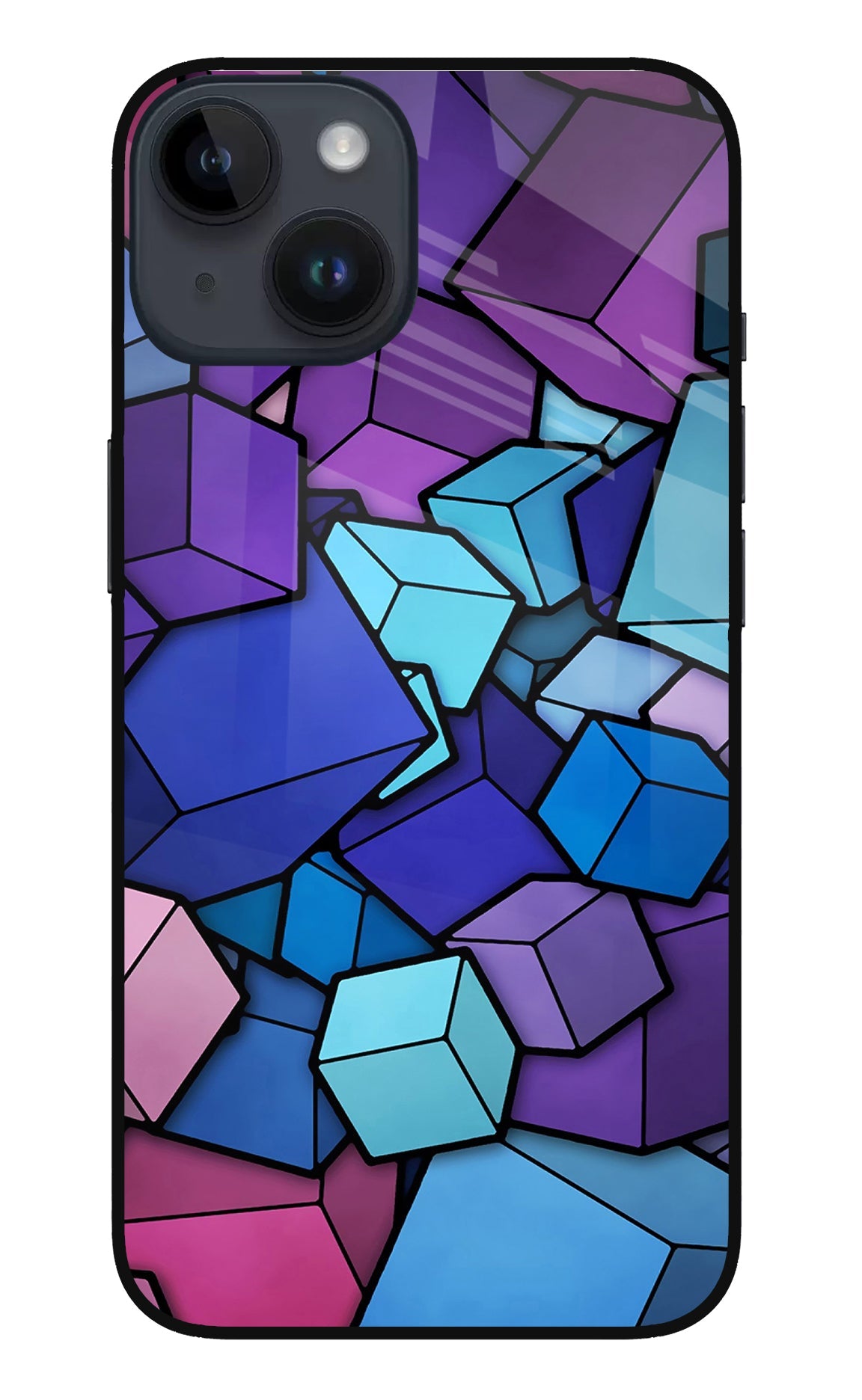 Cubic Abstract iPhone 14 Back Cover