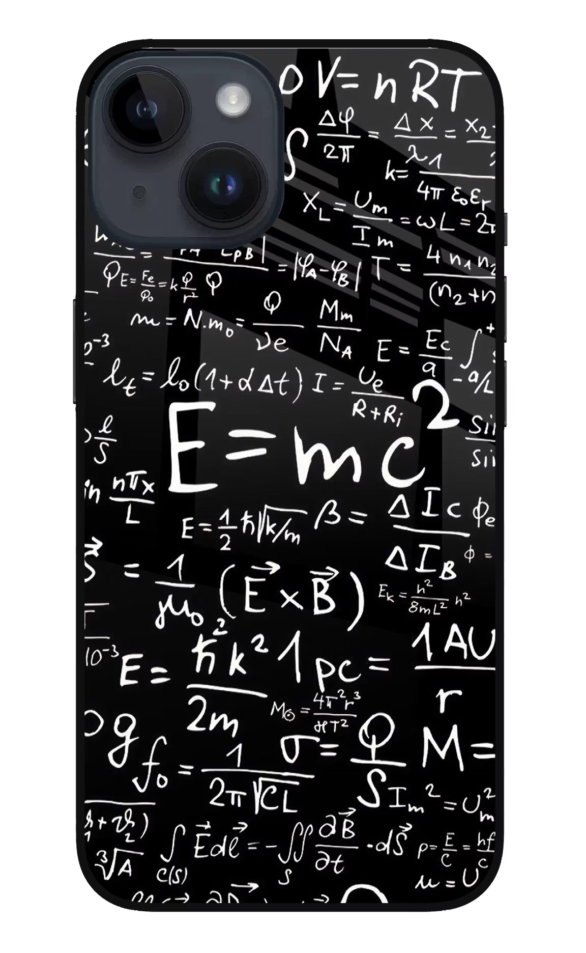 Physics Formula iPhone 14 Glass Case Back Cover by Casekaro