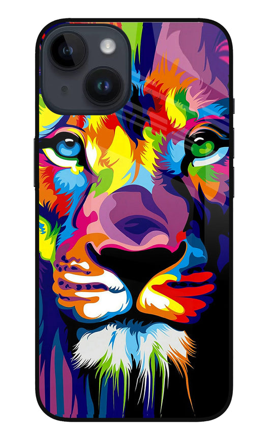 Lion iPhone 14 Glass Case