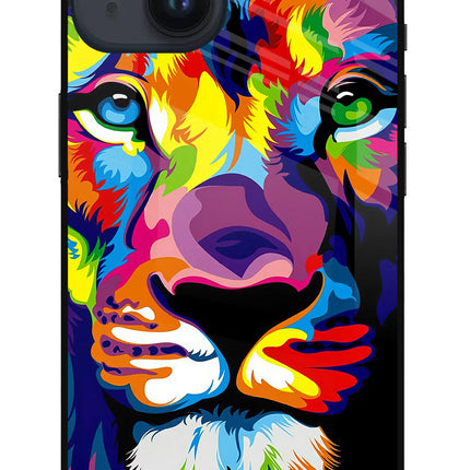 Lion iPhone 14 Glass Case