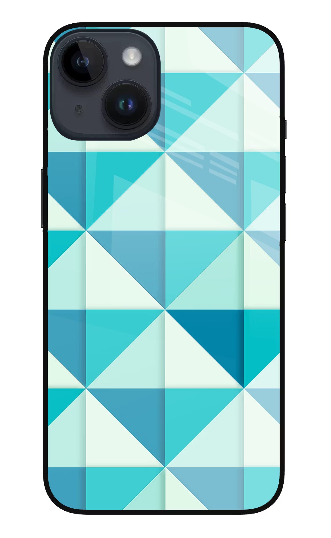 Abstract iPhone 14 Glass Case Back Cover by Casekaro