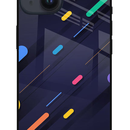 Abstract Design iPhone 14 Glass Case