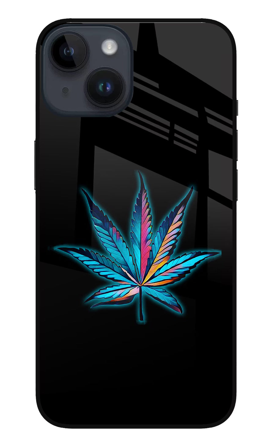 Weed iPhone 14 Back Cover, Metal case