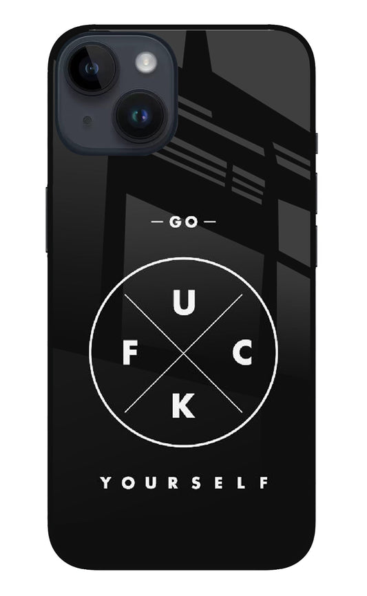 Go Fuck Yourself iPhone 14 Glass Case