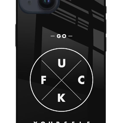 Go Fuck Yourself iPhone 14 Glass Case
