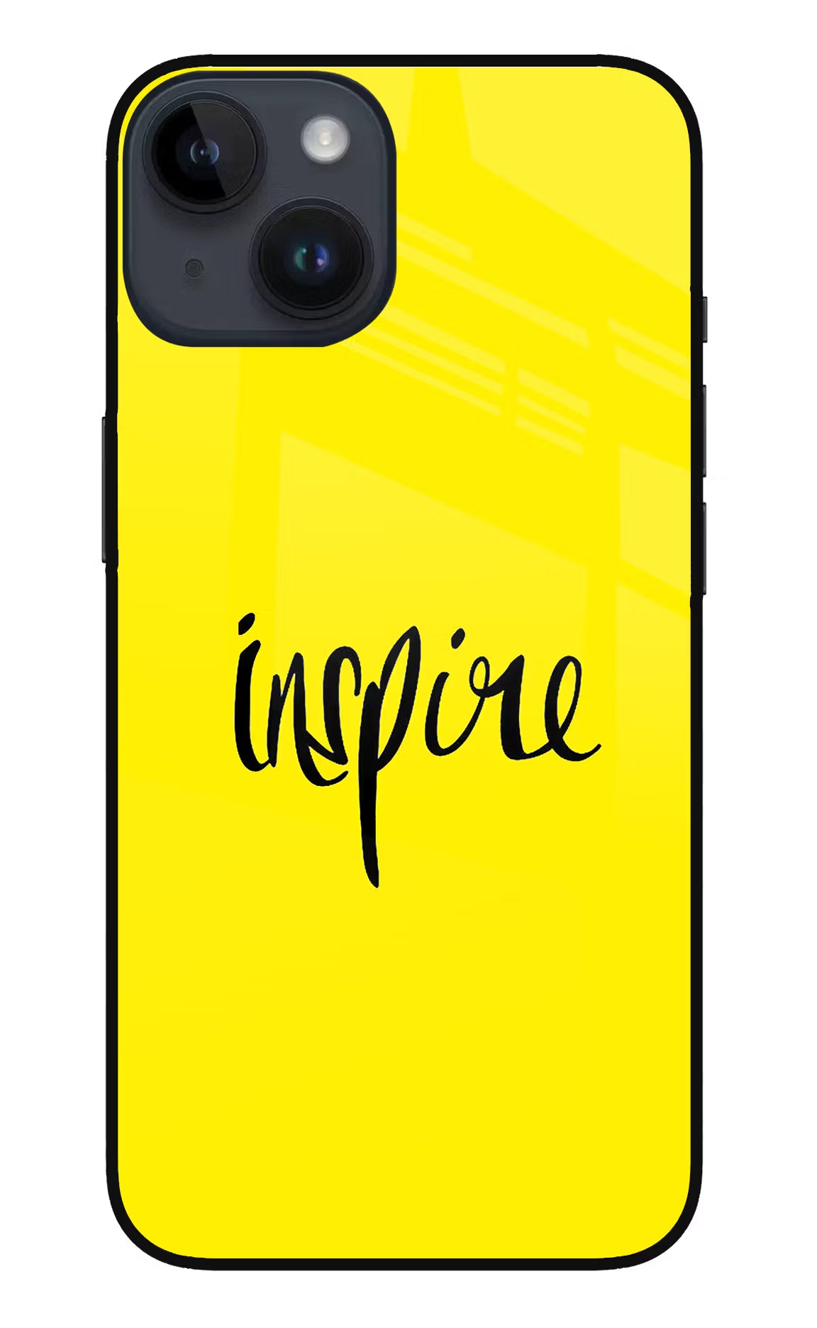 Inspire iPhone 14 Glass Case Back Cover by Casekaro