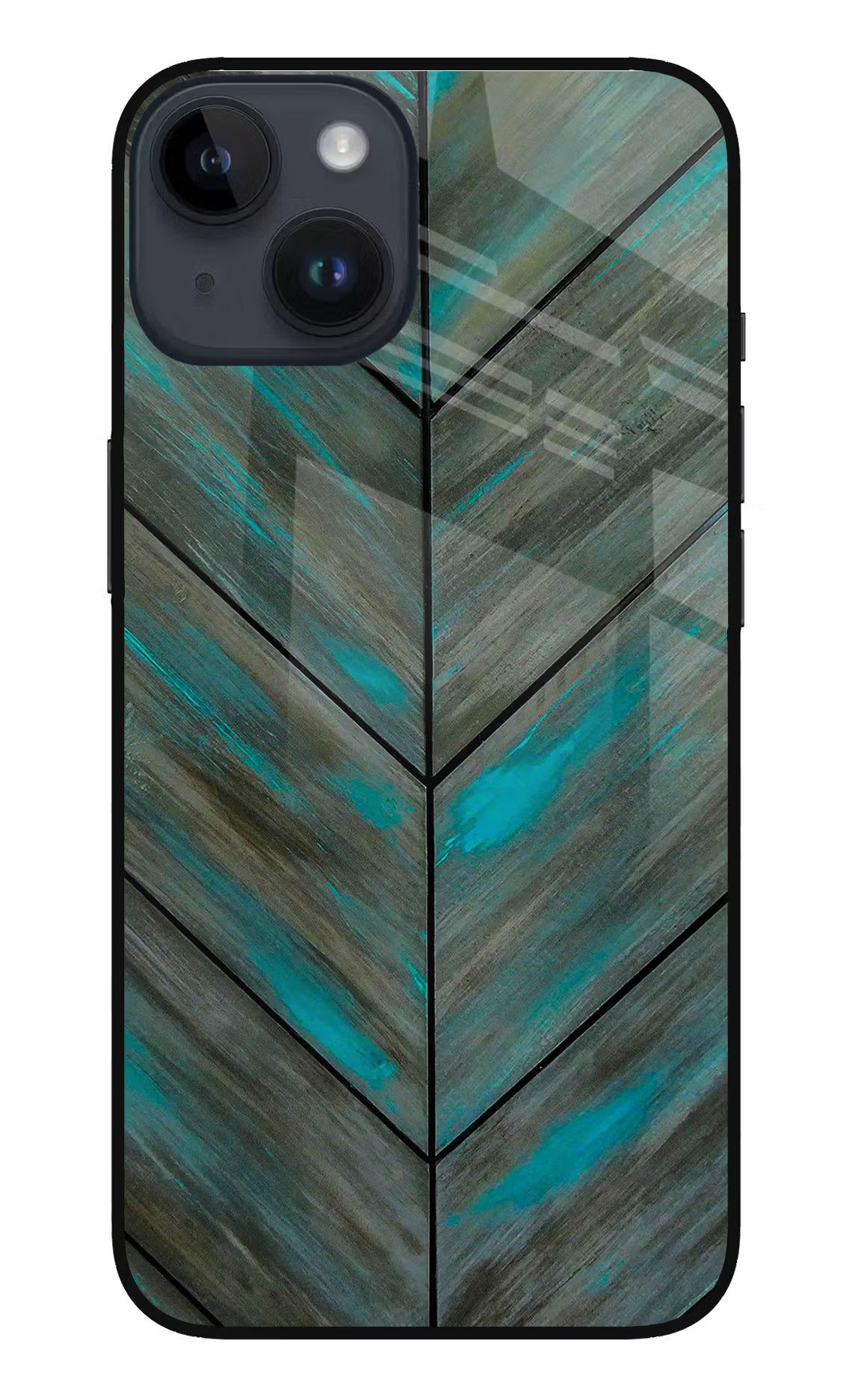 Pattern iPhone 14 Glass Case Back Cover by Casekaro