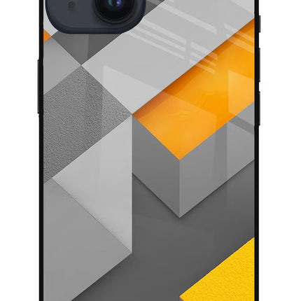 Abstract iPhone 14 Glass Case