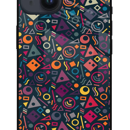 Geometric Abstract iPhone 14 Glass Case