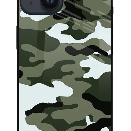 Camouflage iPhone 14 Glass Case
