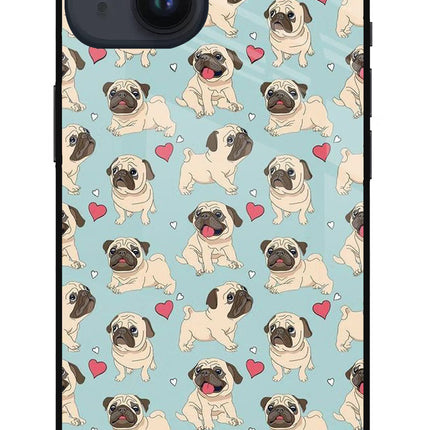 Pug Dog iPhone 14 Glass Case