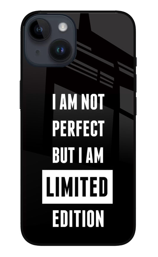 I Am Not Perfect But I Am Limited Edition iPhone 14 Glass Case